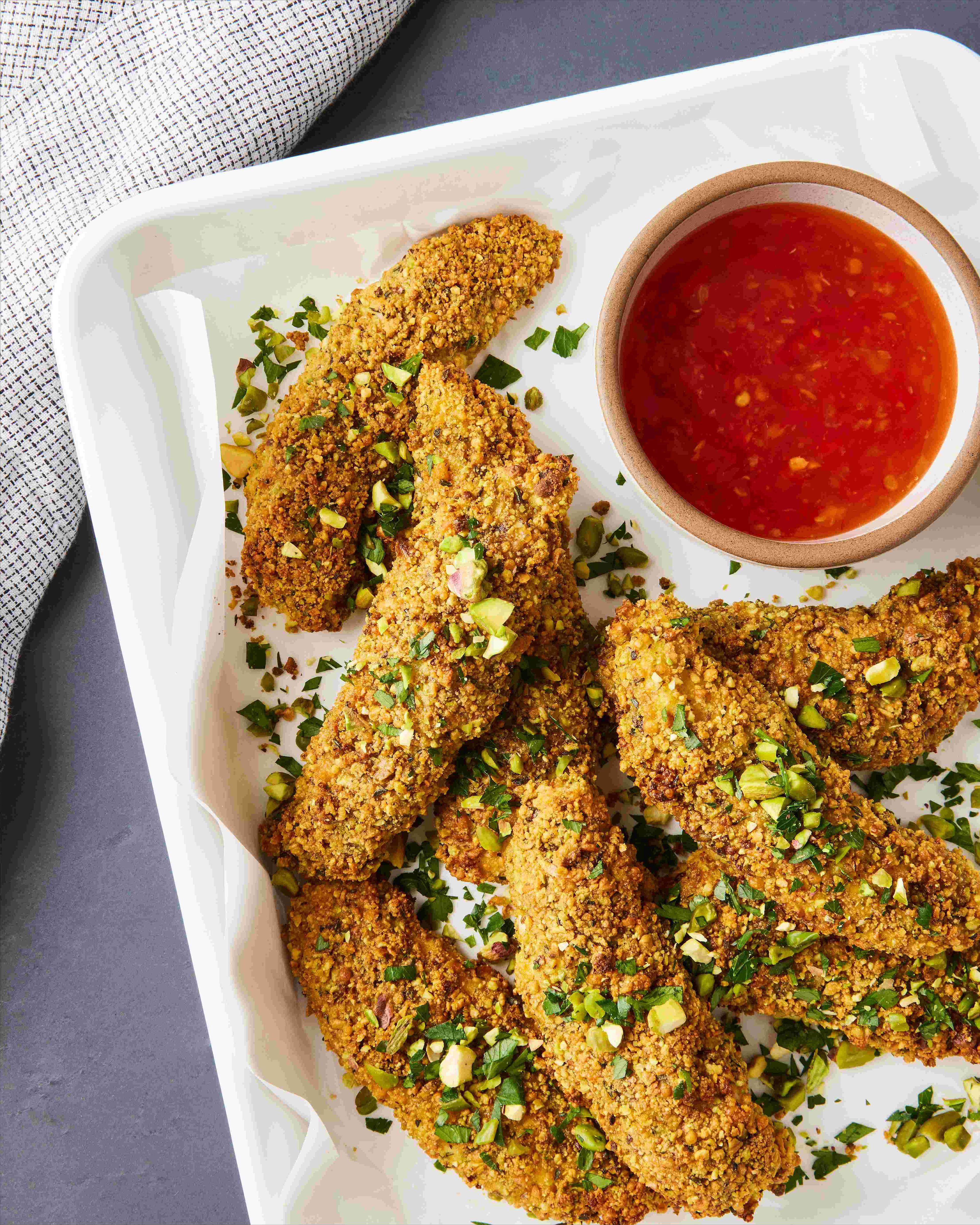 Wonderful Pistachios Coconut-Crusted Chicken image